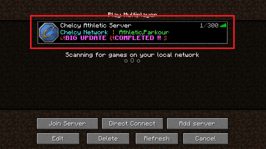 Minecraft Chelcyathleticserver Join Chelcynetwork Wiki